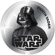 1 Dollar - Elizabeth II Darth Vader, Niue, 2011 reverse image