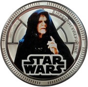 1 Dollar - Elizabeth II Emperor Palpatine, Niue, 2011 reverse image