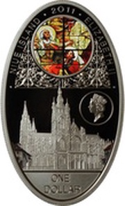 1 Dollar - Elizabeth II St. Vitus Cathedral obverse image