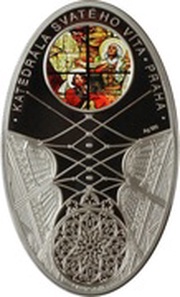 1 Dollar - Elizabeth II St. Vitus Cathedral, Niue, 2011 reverse image