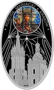 1 Dollar - Elizabeth II St. Mary’s Basilica, Niue, 2011 reverse image