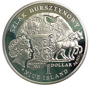1 Dollar - Elizabeth II Elbląg - Szlak Bursztynowy obverse image