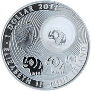 1 Dollar - Elizabeth II Good Luck obverse image