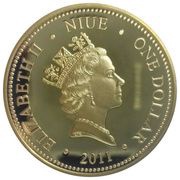 1 Dollar - Elizabeth II Darth Vader obverse image