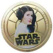 1 Dollar - Elizabeth II Princess Leia, Niue, 2011 reverse image
