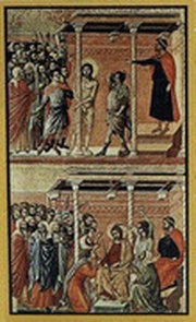 1 Dollar - Elizabeth II Flagellation/Crowning with Thorns, Niue, 2012 reverse image