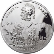 1 Dollar - Elizabeth II Hannibal Barkas, Niue, 2012 reverse image