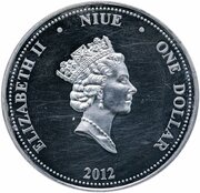 1 Dollar - Elizabeth II Stars Flight obverse image