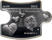 1 Dollar - Elizabeth II Valentine’s Day: You obverse image