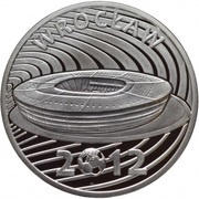 1 Dollar - Elizabeth II Wroclaw Stadium, Niue, 2012 reverse image