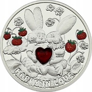 1 Dollar - Elizabeth II Happy in Love, Niue, 2012 reverse image