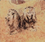 1 Dollar - Elizabeth II Two Lions, Niue, 2012 reverse image