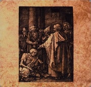 1 Dollar - Elizabeth II St. Peter and St. John healing the Cripple, Niue, 2012 reverse image