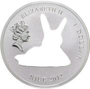 1 Dollar - Elizabeth II Amor and Psyche: 1/2 obverse image