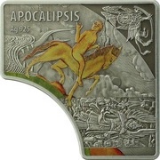 1 Dollar - Elizabeth II Pale Horse, Niue, 2012 reverse image