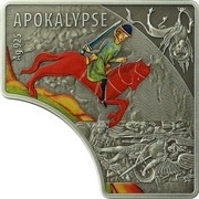 1 Dollar - Elizabeth II Red Horse, Niue, 2012 reverse image