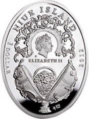 1 Dollar - Elizabeth II Order of St. George Egg obverse image