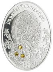 1 Dollar - Elizabeth II Winter Egg, Niue, 2012 reverse image