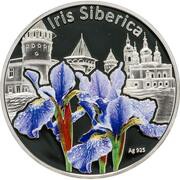 1 Dollar - Elizabeth II Siberian Iris, Niue, 2012 reverse image