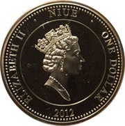 1 Dollar - Elizabeth II Leopard lily obverse image