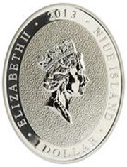 1 Dollar - Elizabeth II Snake in love obverse image