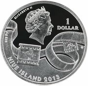 1 Dollar - Elizabeth II Tom and Jerry obverse image