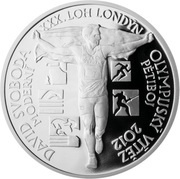 1 Dollar - Elizabeth II Pentathlon, Niue, 2013 reverse image