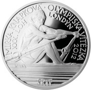 1 Dollar - Elizabeth II Rowing, Niue, 2013 reverse image