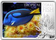 1 Dollar - Elizabeth II Royal Blue Tang, Niue, 2013 reverse image