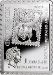 1 Dollar - Elizabeth II First Polish Stamp obverse image