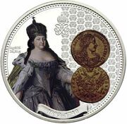 1 Dollar - Elizabeth II Anna Ioannovna, Niue, 2013 reverse image