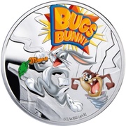 1 Dollar - Elizabeth II Bugs Bunny, Niue, 2013 reverse image