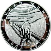 1 Dollar - Elizabeth II Edvard Munch, Niue, 2013 reverse image