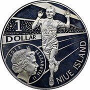 1 Dollar - Elizabeth II Paavo Nurmi obverse image
