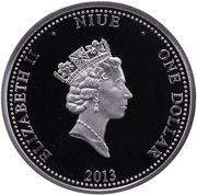 1 Dollar - Elizabeth II Year of the Snake obverse image