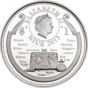 1 Dollar - Elizabeth II Wedding obverse image