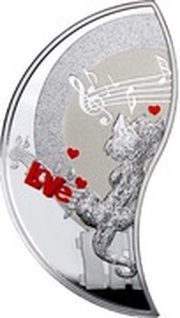 1 Dollar - Elizabeth II In Love: Left, Niue, 2013 reverse image