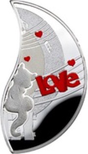 1 Dollar - Elizabeth II In Love: Right, Niue, 2013 reverse image