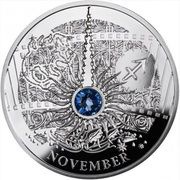 1 Dollar - Elizabeth II November, Niue, 2013 reverse image