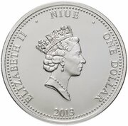 1 Dollar - Elizabeth II Kowhai obverse image