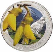 1 Dollar - Elizabeth II Kowhai, Niue, 2013 reverse image