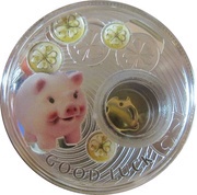 1 Dollar - Elizabeth II Piggy Bank, Niue, 2014 reverse image