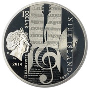 1 Dollar - Elizabeth II Bulat Okudzhava obverse image