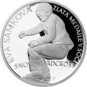 1 Dollar - Elizabeth II Eva Samkova, Niue, 2014 reverse image
