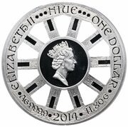 1 Dollar - Elizabeth II Wheel of Fortune obverse image