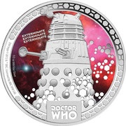 1 Dollar - Elizabeth II Daleks, Niue, 2014 reverse image