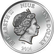 1 Dollar - Elizabeth II Forget Me Not obverse image