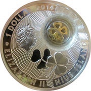 1 Dollar - Elizabeth II Four-leaf clover obverse image