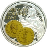 1 Dollar - Elizabeth II Aureus Fortuna, Niue, 2014 reverse image