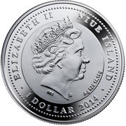 1 Dollar - Elizabeth II Triple Happiness obverse image